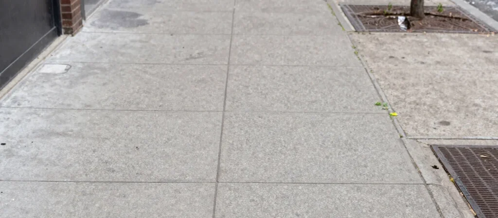 A Sidewalk Is Part of the Commute